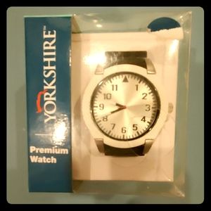 New Premium WATCH by YORKSHIRE, Black and White